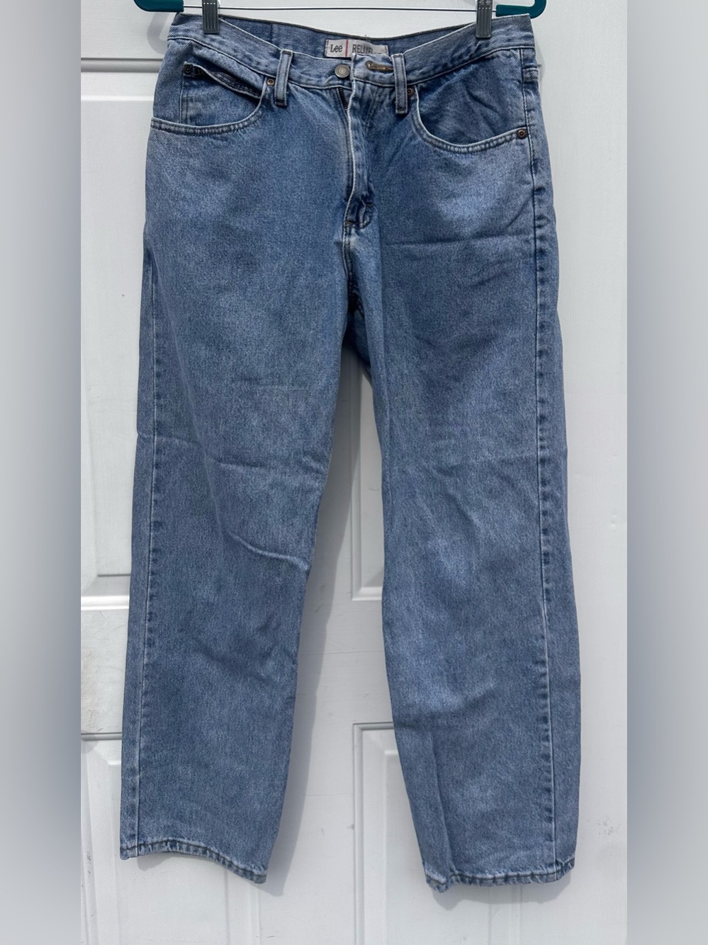 Lee Men's Light Wash Relaxed Straight Jeans